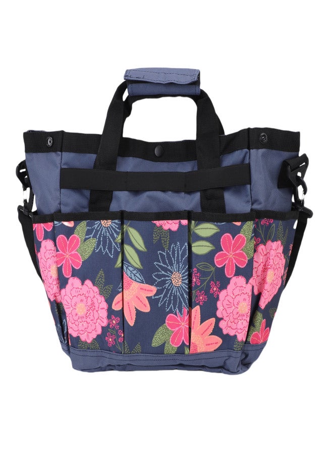 Garden Tool Bag Oxford Cloth Floral Portable Gardening Tool Kit Holder Organizer with Multiple Pockets and Handle for Outdoor - Image 5
