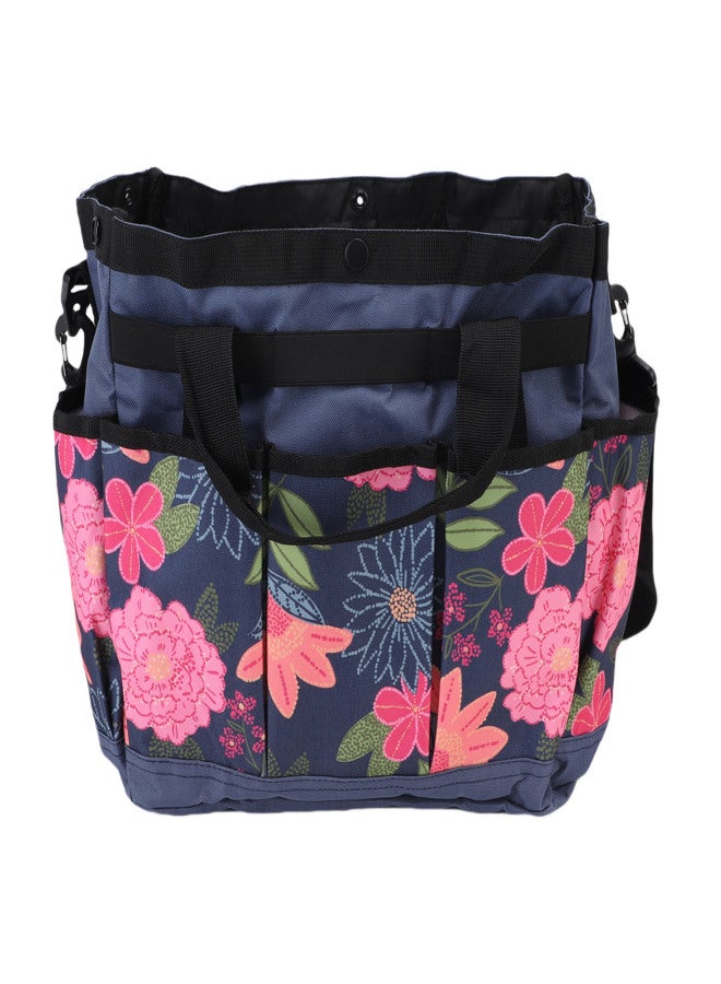Garden Tool Bag Oxford Cloth Floral Portable Gardening Tool Kit Holder Organizer with Multiple Pockets and Handle for Outdoor - Image 2