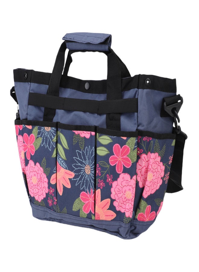 Garden Tool Bag Oxford Cloth Floral Portable Gardening Tool Kit Holder Organizer with Multiple Pockets and Handle for Outdoor - Image 4