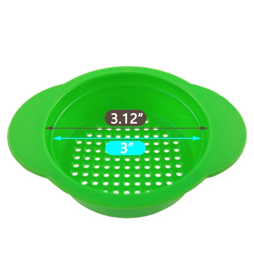iAesthete 2 Pack - Can, Tuna, Colander Strainer, Food Grade Plastic, BPA-Free, Unibody Design, Dishwasher Safe, Fits Standard Size Cans - Image 2