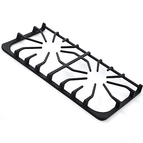 atgestore Upgraded 807327101 Side Grate Replacement for Frigidaire Stove Parts 20 x 9.6 IN Cast Iron Grate Kenmore Gas Range Parts Surface Burner Grate Frigidaire Gas Cooktop Parts Cookware Accessories - Image 1