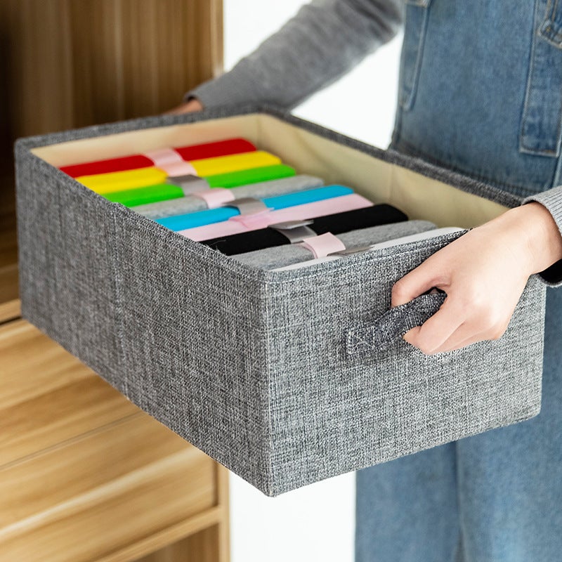 Finishing Living Clothes Storage Box Drawer Type Clothes Fabric Finishing Box Storage Box Foldable Household Storage Box - Image 2