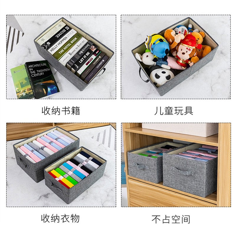 Finishing Living Clothes Storage Box Drawer Type Clothes Fabric Finishing Box Storage Box Foldable Household Storage Box - Image 4