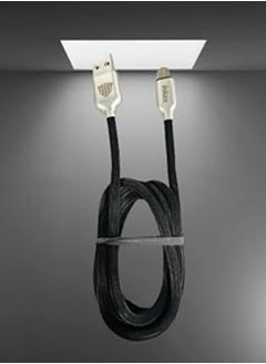 Inkax Inkx Charging and Data Cable 2.4A For Samsung Cca 63 Black 