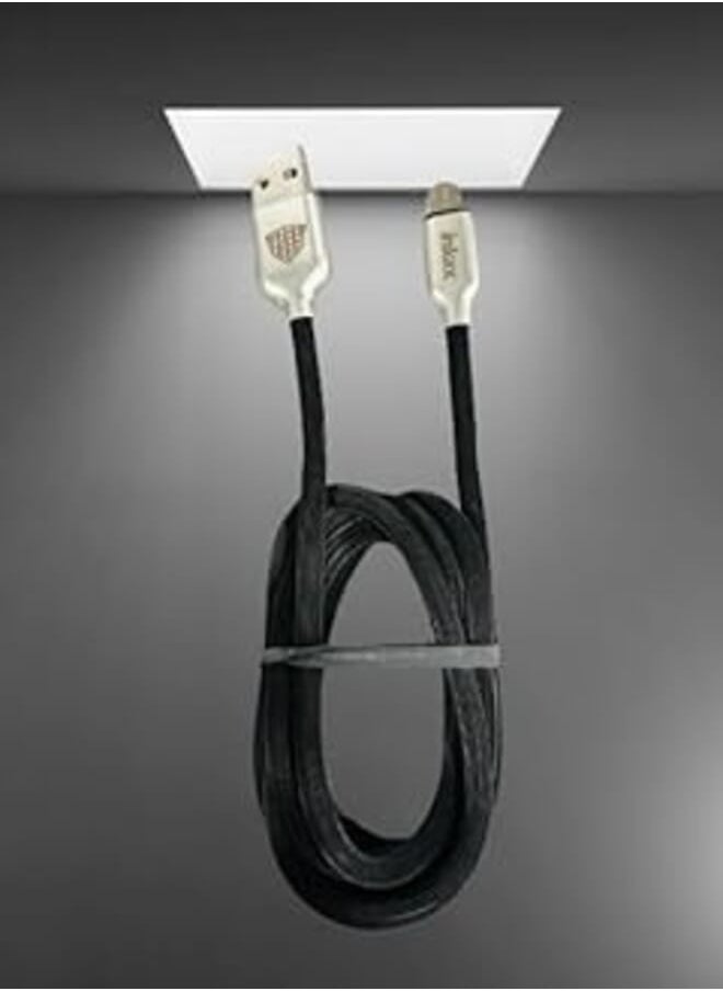 Inkax - Inkx Charging and Data Cable 2.4A For Samsung Cca 63 Black - Image 1