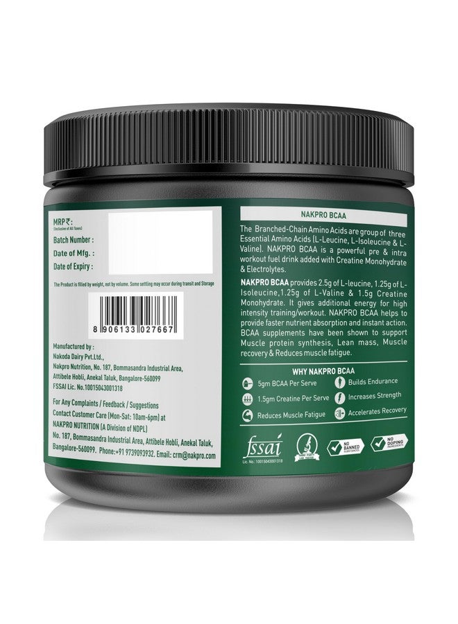 NAKPRO BCAA-Instantized 2:1:1,BCAA - Jar (31 Servings, 250g- (250 g, Fruit Punch) - Image 3