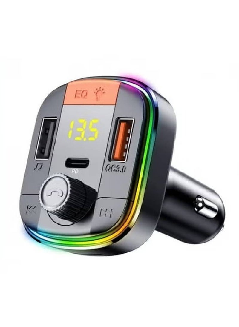 Yesido - Y45 43W Fast Charging Car Charger with PD + QC3.0 and FM Transmitter – Wireless Audio Solution - Image 1