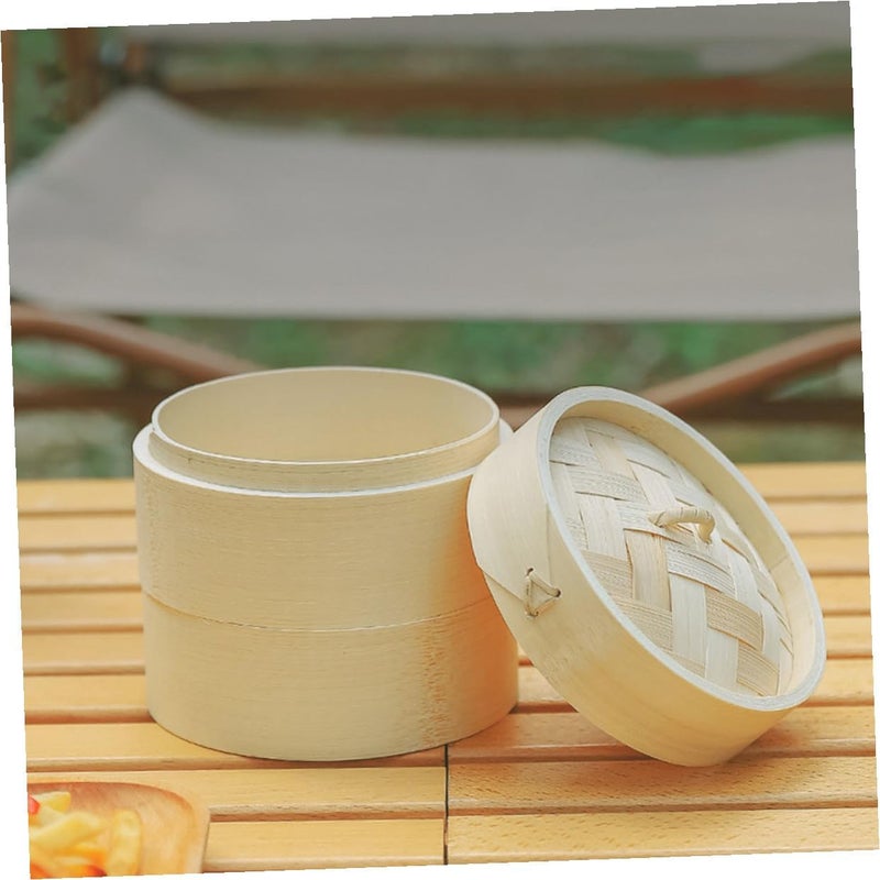 CHILDWEET Dumpling Steamer Basket with Lid Large Covered Food Steamer for Kitchen Cooking for Steamed Buns and Vegetables - Image 5