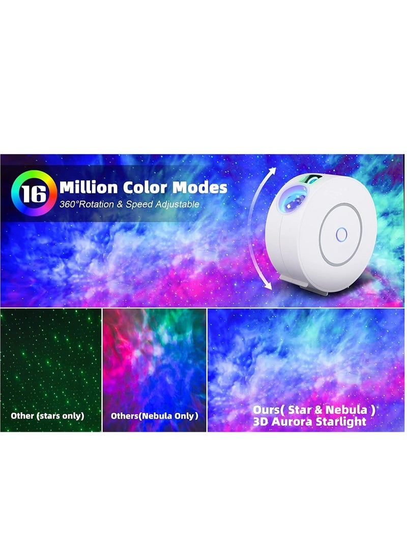 Next Life - Smart Star Projector Galaxy Light - RGB LED Laser Star Projector For Kids Bedroom Playroom Home Center, WiFi(2.4GHz) Smart APP Projector APP Work With Alexa Google Home Starry Sky LED Night Light - Image 1