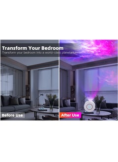 Next Life Smart Star Projector Galaxy Light - RGB LED Laser Star Projector For Kids Bedroom Playroom Home Center, WiFi(2.4GHz) Smart APP Projector APP Work With Alexa Google Home Starry Sky LED Night Light  - Image 5
