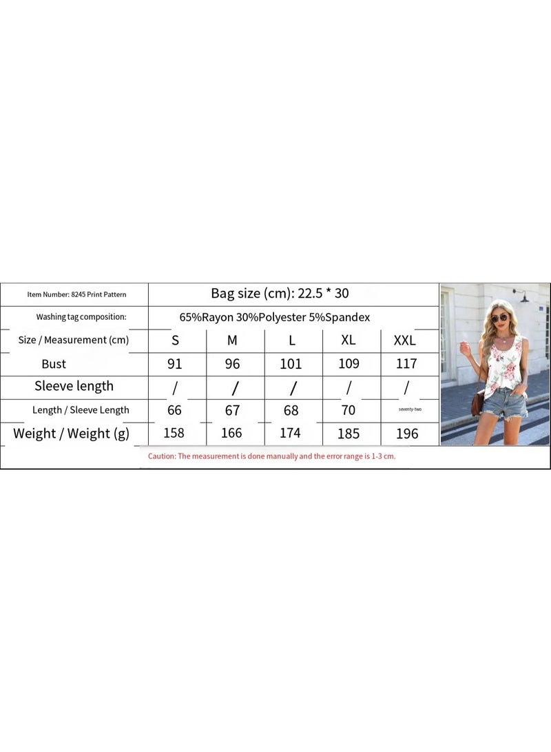 general OFEEFAN Women's Side Slit Tank Tops Flowy Sleeveless Shirts Loose Fit Scoop Neck Tops Basic Casual - Image 3