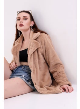 Win Moda Plush Jacket Lined with Imported Plush Fur  - Image 4