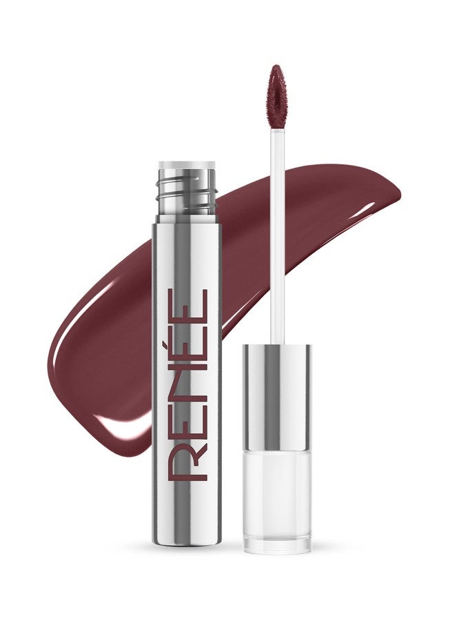 RENEE Gloss Stay Transfer-Proof Liquid Lip Color - Zoe 3.5ml, Rich Intense Payoff High Pigment Super Glossy Finish, Waterproof, Smudge-proof, Lasts Up To 12 Hours, Enriched with Vitamin E & C - Image 1