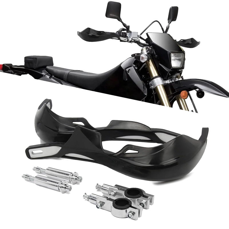 حراس يد دراجة نارية USTPO للدراجات الترابية حراس يد عالمية 78 22mm 1 18 28mm بار لـ TTR 125 CRF125F TW200 TTR230 YZ250F KX250F CRF250R DRZ400 TRX 400EX LTZ400 YFZ450 دراجة ترابية ATV سوداء