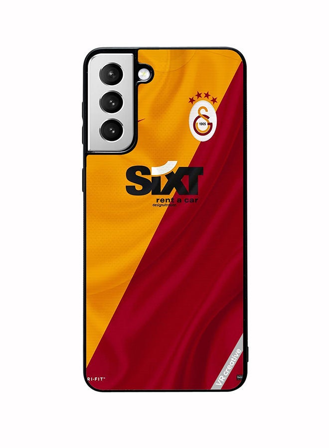 VR CREATIVE غطاء حماية لجهاز سامسونج جالاكسي S22 5G بتصميم قميص نايك غلطة سراي 2022 المنزلي متعدد الألوان - Image 1