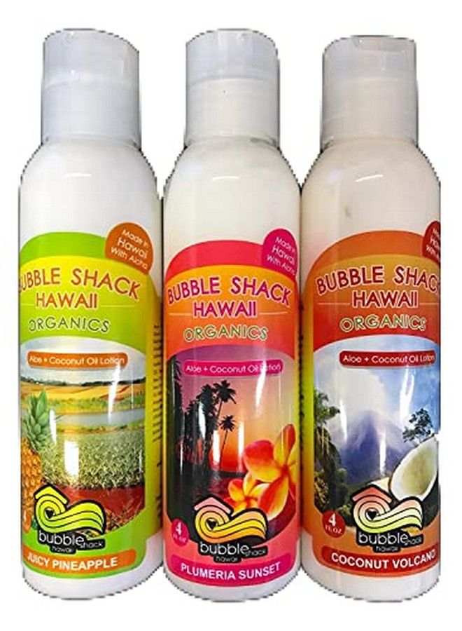 Bubble Shack Hawaii Organics Aloe Coco Lotion Trio - Image 1