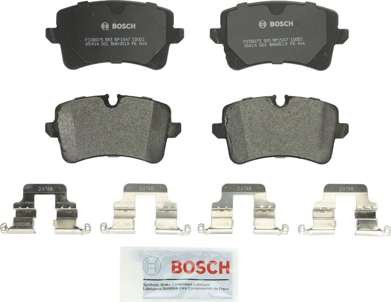 BOSCH BP1547 QuietCast Premium Semi-Metallic Disc Brake Pad Set for Audi and Porsche
