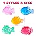 Niceup 130pcs Plastic Little Tropical Fish Ocean Party Favors Sensory Bin Filller Bulk Fake Fishes Miniature Toys Under Sea Mermaid Pool Diving Gems Vase Fillers Aquarium Crafting Decoration - Image 4