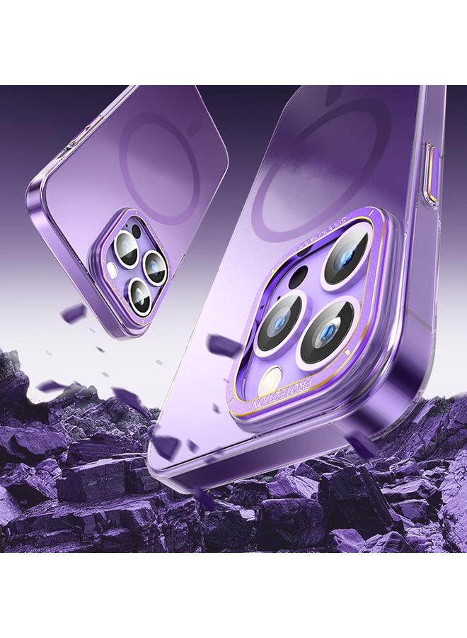 Zaboon Case For iPhone 13 Pro Max Magsafe Magnetic Crystal Frosted Series Phone Case - Image 4
