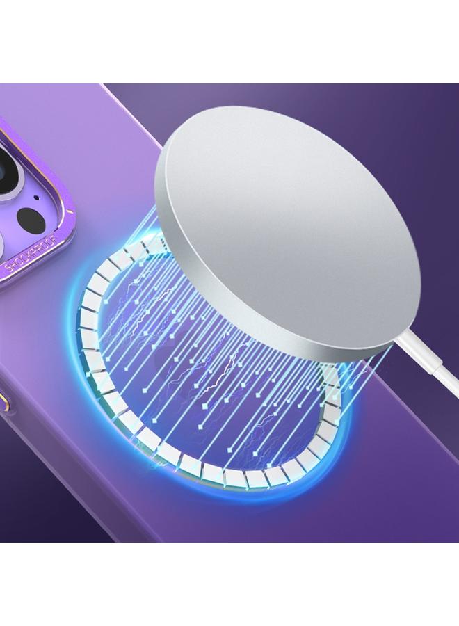 Zaboon Case For iPhone 13 Pro Max Magsafe Magnetic Crystal Frosted Series Phone Case - Image 5