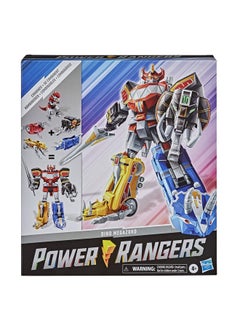 PLAYSKOOL Power Rangers Mighty Morphin Megazord Megapack Includes 5 Mmpr Dinozord Action Figure Toys For Boys And Girls Ages 4 And Up Inspired By 90S Tv Show (Amazon Exclusive)  - Image 2