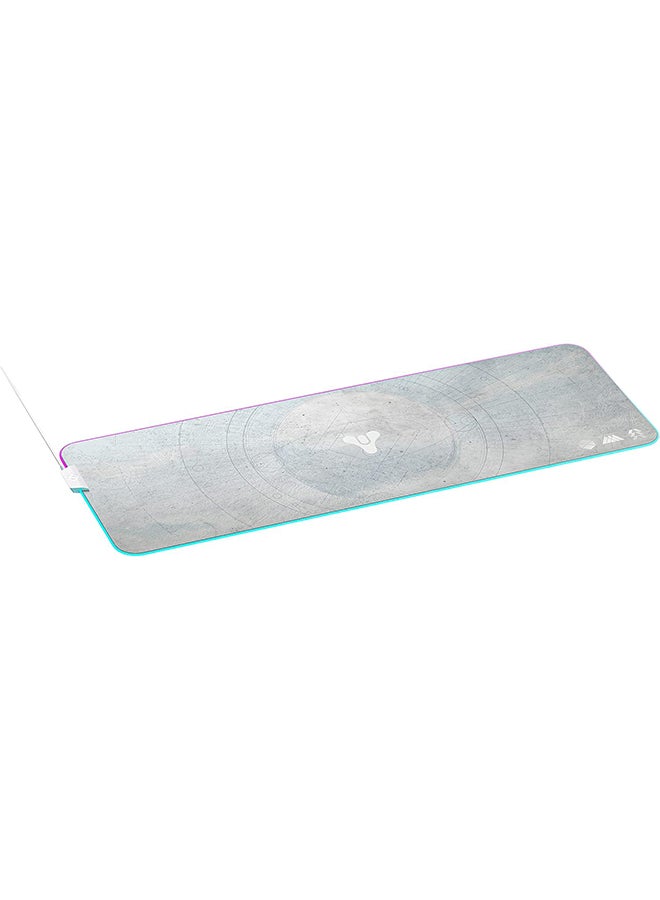 SteelSeries QcK Prism - Destiny 2 Edition - Cloth Gaming Mouse Pad - 2-Zone RGB Illumination - Optimized For Gaming Sensors - Size XL - Image 1