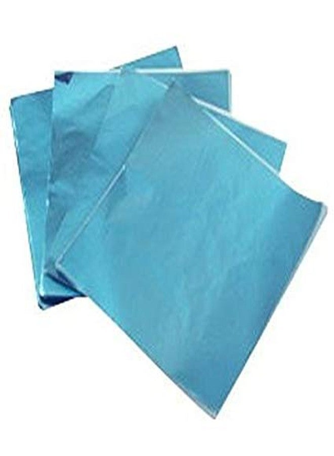 Candy Molds N More 6 x 6 inch Light Blue Confectionery Foil Wrappers, 500 Sheets