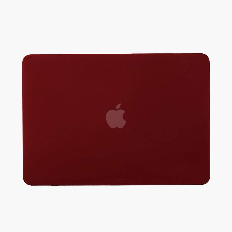 RUBAN MacBook Pro 13 Inch Case 2015 2014 2013 2012 Release A1502 A1425, Plastic Hard Shell Case & Keyboard Cover, Wine Red - Image 2