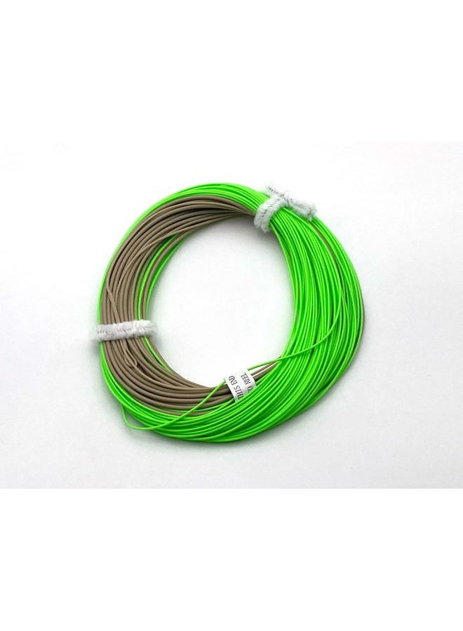Moonlit Fly Fishing WF All-Purpose Floating Fly Line (8wt line, Acid Blue/Light Grey) - Image 2