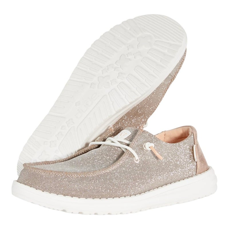 HEYDUDE Wendy Metallic Sparkle - Rose Gold - Image 3