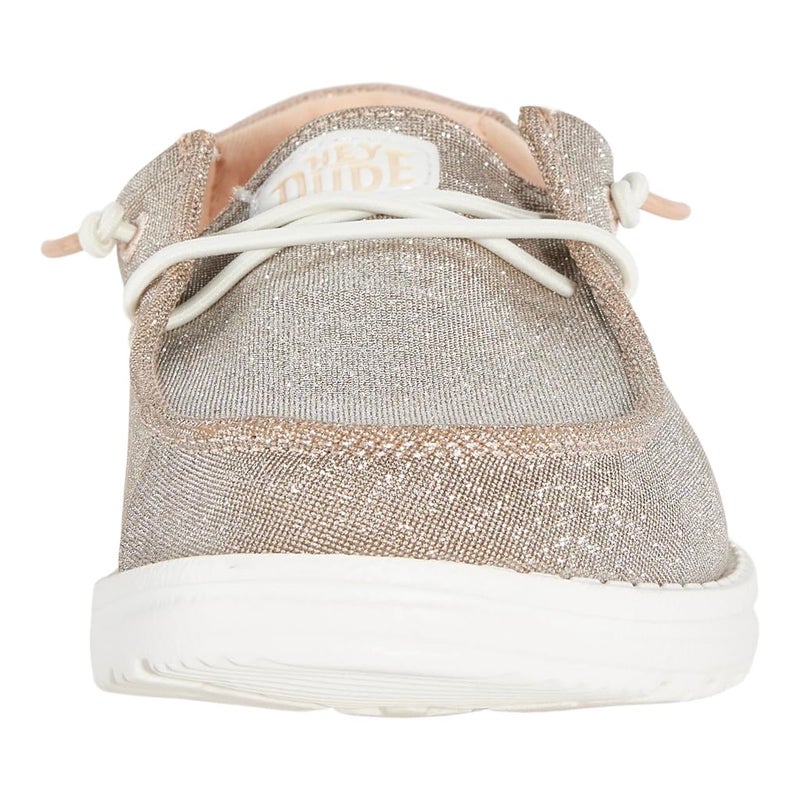HEYDUDE Wendy Metallic Sparkle - Rose Gold - Image 5