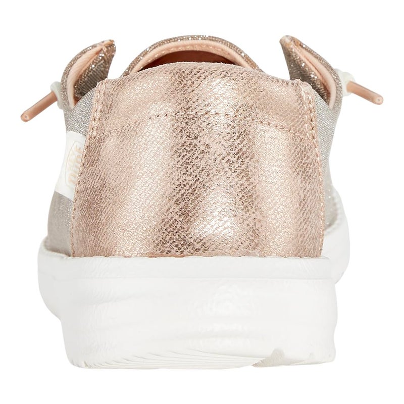 HEYDUDE Wendy Metallic Sparkle - Rose Gold - Image 4