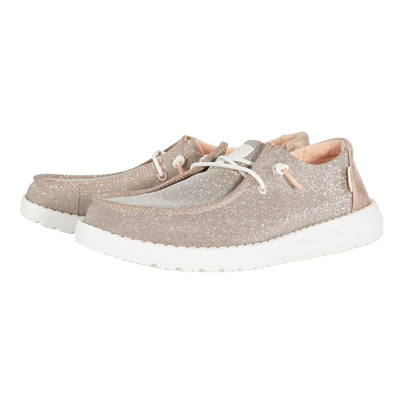 HEYDUDE Wendy Metallic Sparkle - Rose Gold - Image 2