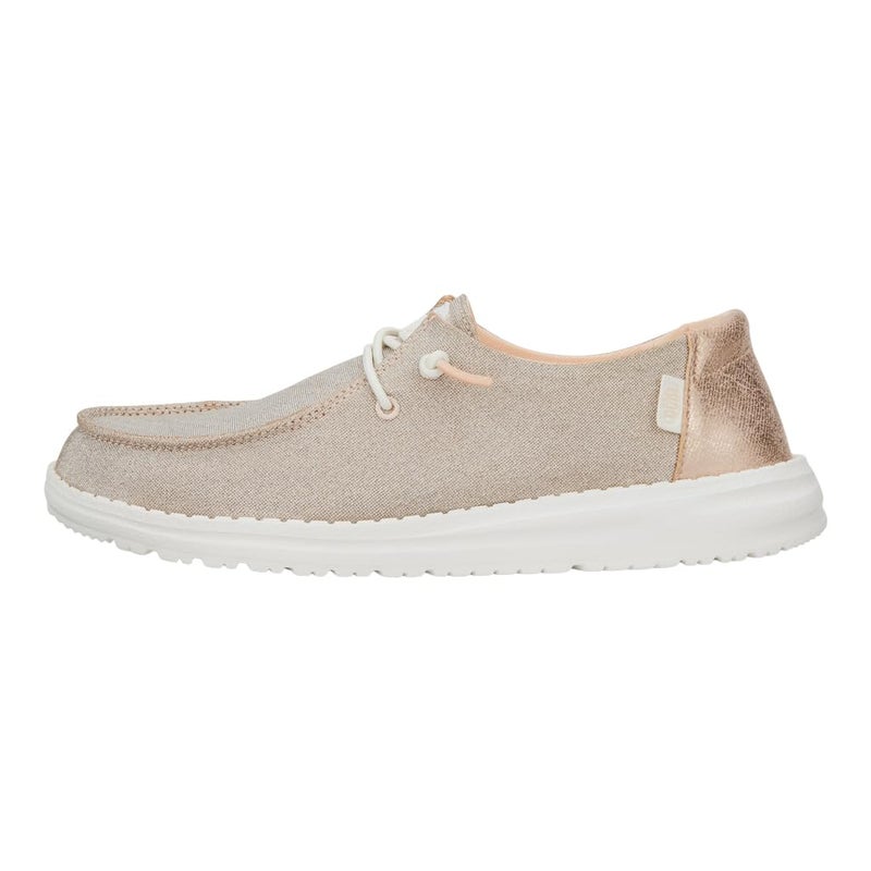HEYDUDE Wendy Metallic Sparkle - Rose Gold - Image 1