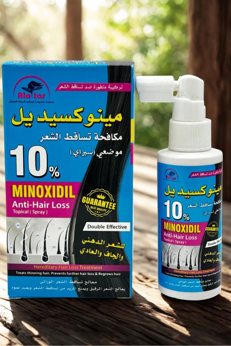 العطار مينوكسيديل 10% بخاخ موضعي مضاد لتساقط الشعر 65 مل  - Image 2