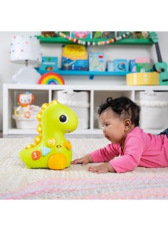 Bright Starts Bright Starts Go, Go, Dino Crawl & Count Activity Toy for Infants - Rolls, Lights Up, Plays Music and More, Ages 6 Months+  - Image 4