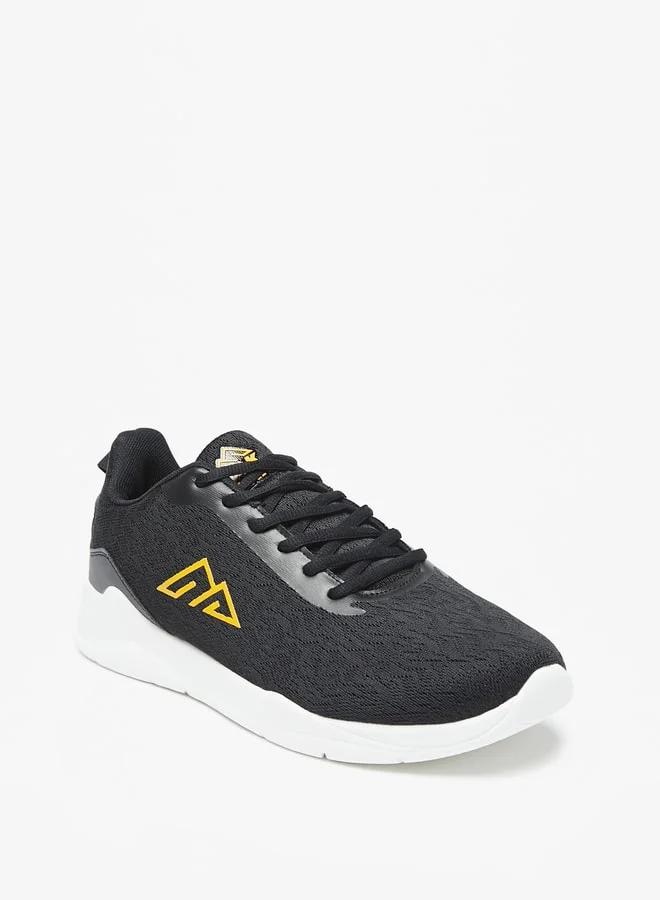 Oaklan by Shoexpress Men's Logo Print Lace-Up Sports Shoes