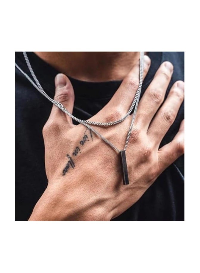 Fayrouz Jewellery Alloy pendant chain for men from Fayrouz Jewelry, made of stainless steel, box pendant chain for men, about - Image 4