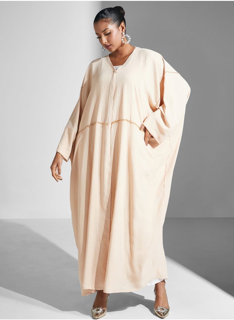 Aara Embellished Knitted Abaya  - Image 5