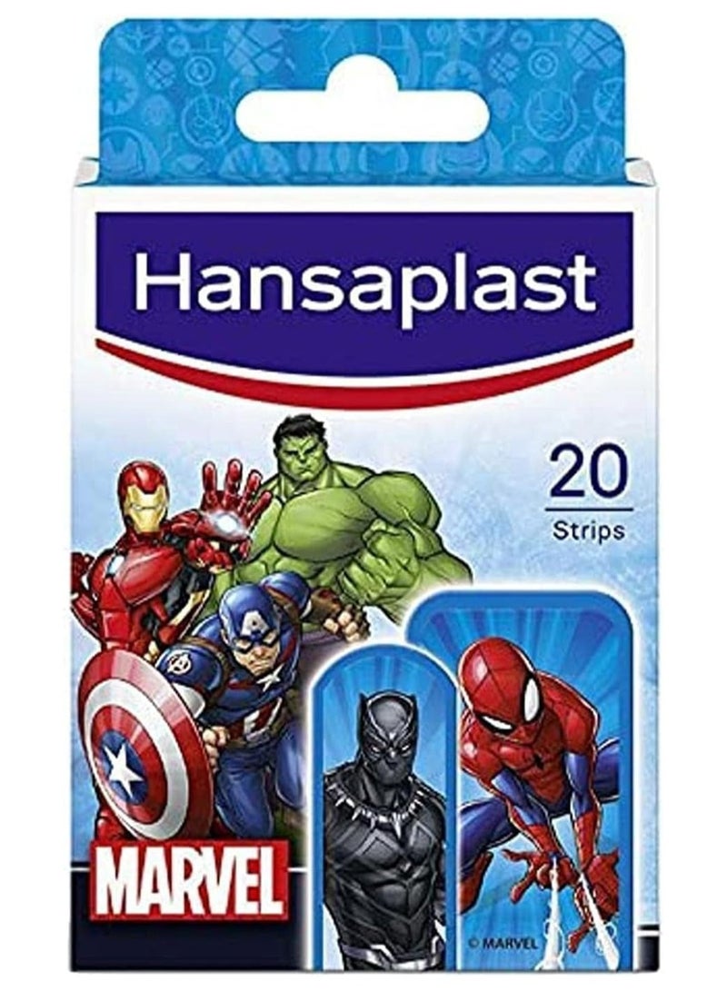 هانزابلاست لاصقات طبية للأطفال – مارفل – 20 شريط - Image 1