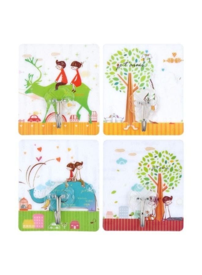 4 Pieces Wall Adhesive Hook for Hanging Things for Home Accessories  - Image 1