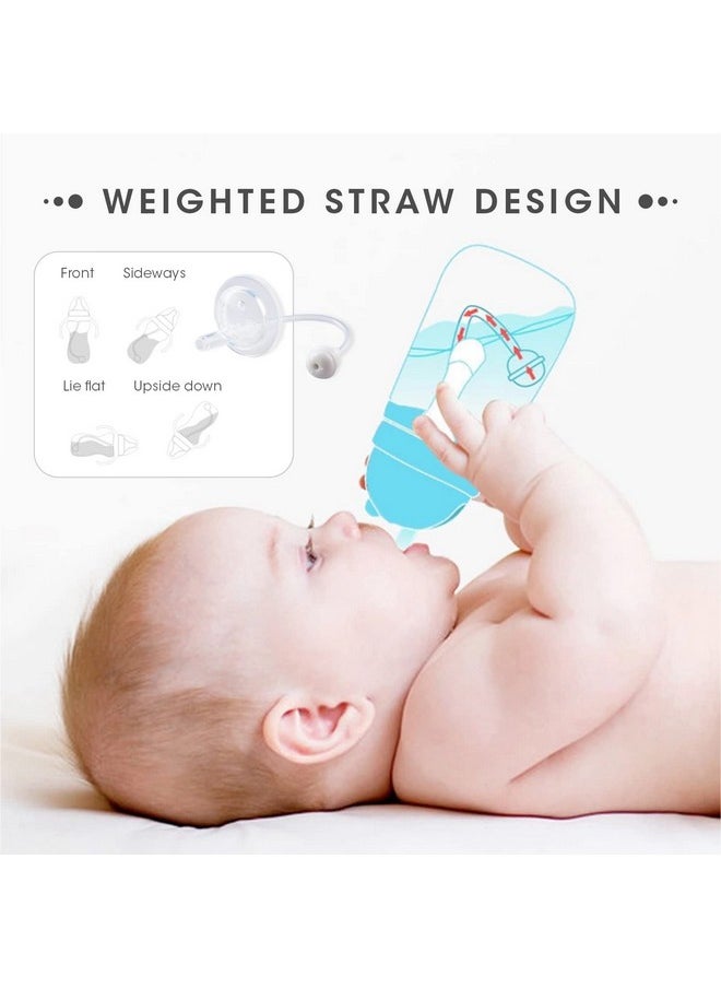 R for Rabbit Premium Baloo Baby Straw Sipper Bottle |10 Fl Oz | Anti Spill Sippy Cup With Soft Silicone Straw Bpa Free & Non Toxic For Baby Or Kids Of 12+ Months -(300 Ml Pink)  - Image 4