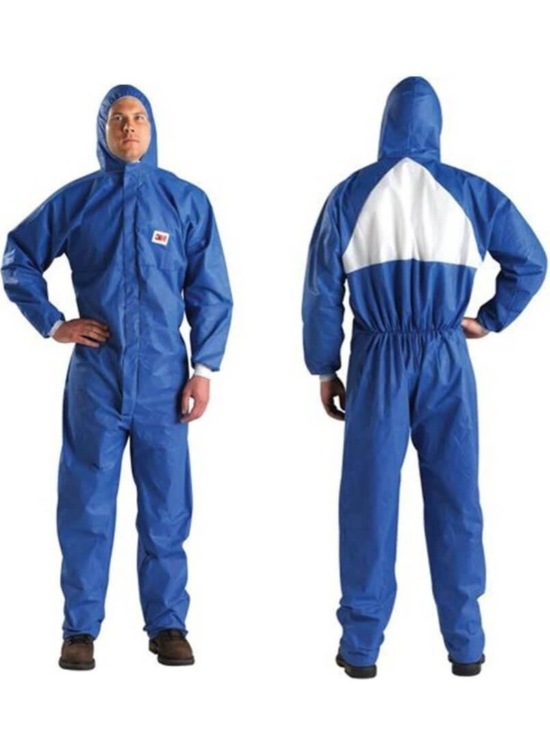 3M 4532 Overalls Blue White Back Triangle Protective Overalls T5/6 (M) 1 Piece in Package  - Image 1