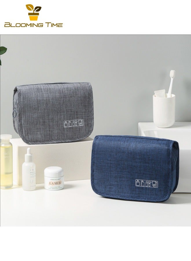 بلومنغ تايم عملية وبسيطة الأعمال السفر للماء حقيبة مستحضرات التجميل السفر حقيبة التخزين المحمولة الغبار حقيبة التخزين شنقا حقيبة مستحضرات التجميل - Image 3