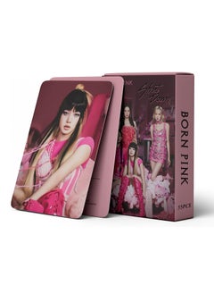 RATSAW 55PCS Blackpink Lomo Cards Set Born Pink New Album Photo Cards Photocards Postcards and Poster Gift for Blackpink Fans  - Image 1