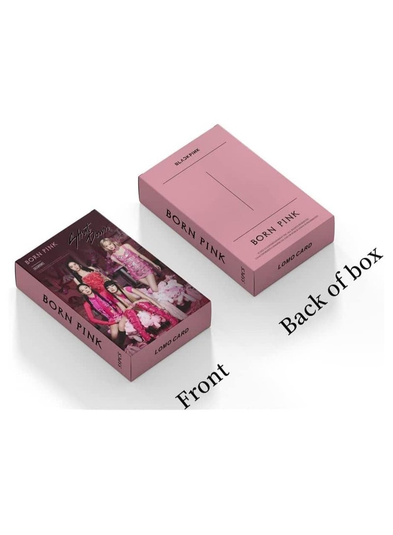 RATSAW 55PCS Blackpink Lomo Cards Set Born Pink New Album Photo Cards Photocards Postcards and Poster Gift for Blackpink Fans - Image 4