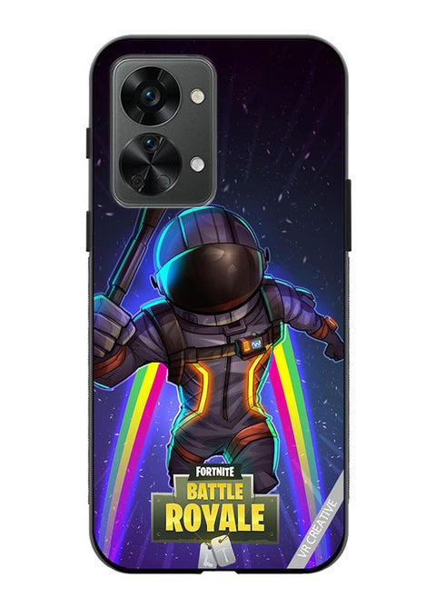 Protective Case Cover For OnePlus Nord 2T Fortnite Space Bomber Design Multicolour