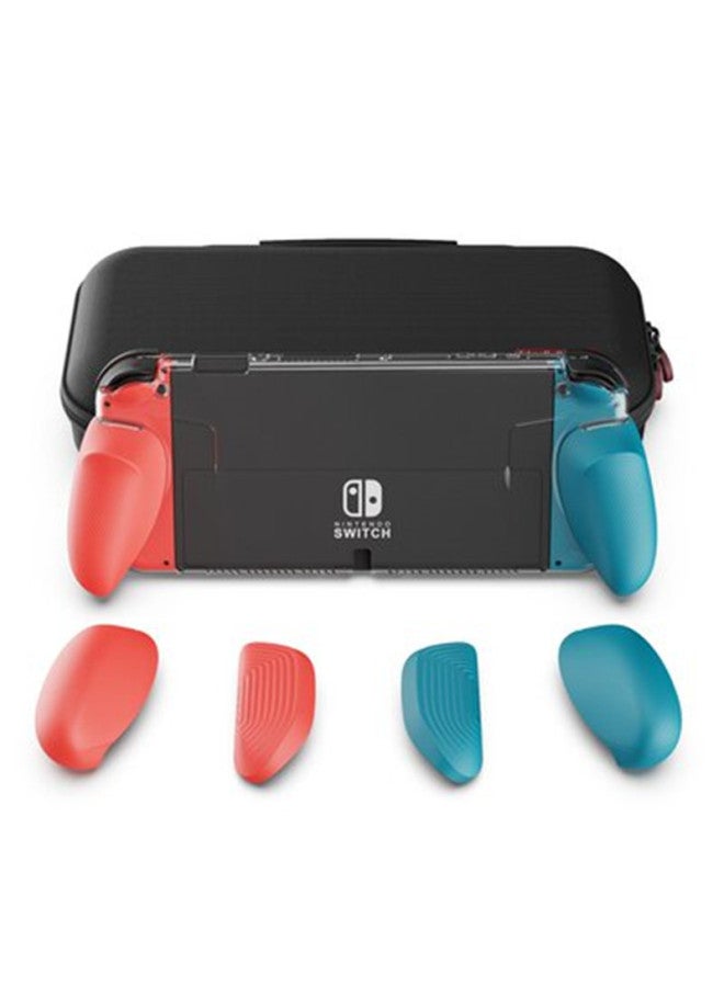 Skull & Co. Nintendo Switch Oled Grip Case Switch Oled Storage Bag Full Set - Image 1