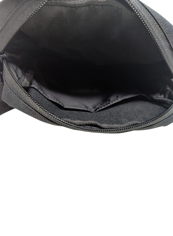 QIPS Stylish Black Sling Cross Body Tavel Office Business Messenger Bag for Men and Women, Water Resistant and Light Weight - Image 5