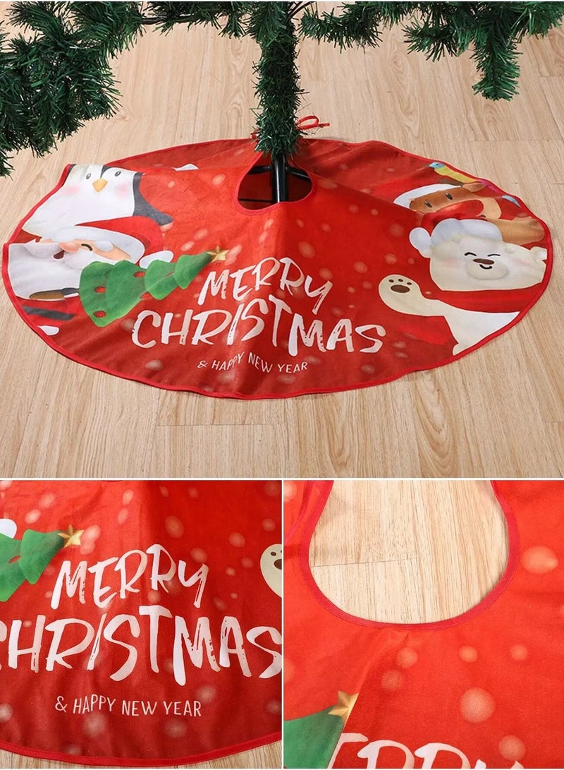 Generic 1pc Christmas Cartoon Graphic Tree Skirt - Image 4
